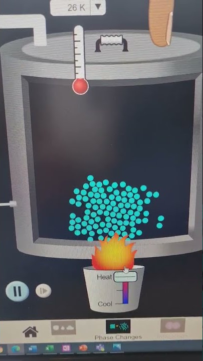 What Happens To Particles When You Heat Them? #particlemodel