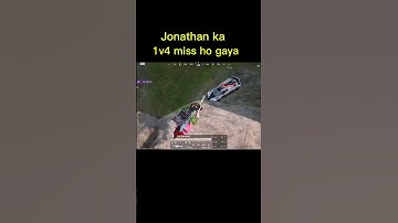 Jonathan ne  he kya mara 😯😯😯 1v3 Jonathan ka nade correct hota hai #jonathangaming almost 1v4 ho