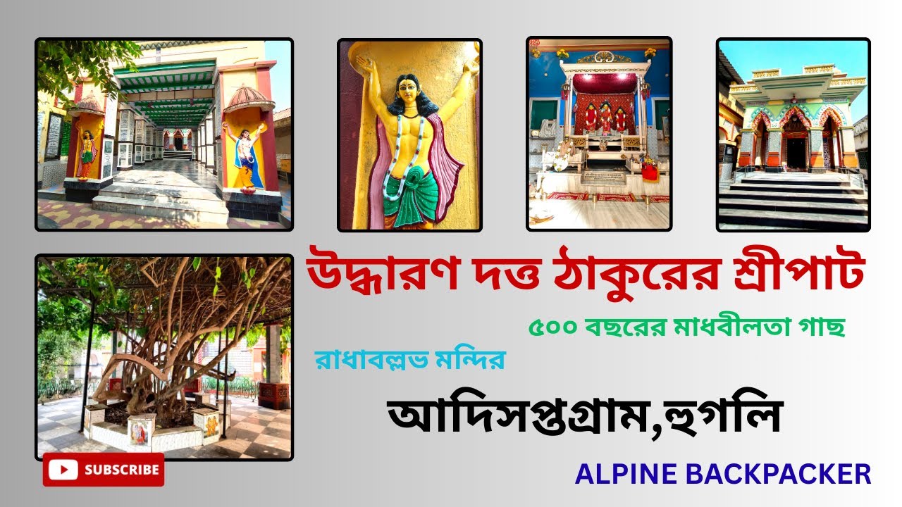 উদ্ধারণ দত্ত ঠাকুরের শ্রীপাট//৫০০ বছরের মাধবীলতা গাছ//আদিসপ্তগ্রাম,হুগলি//ADISAPTAGRAM,HOOGHLY//
