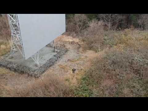 福島県須賀川市の笠ヶ森山山頂からの風景