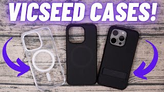 VICSEED iPhone 15 Pro Cases REVIEWED! // BEST Clear Case? + Stealth Black Cases for iPhone 15 Series