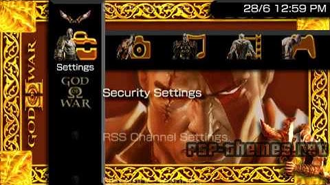 PSP Theme God Of War (Temple Of Gold) Remix PSP-Themes.NET