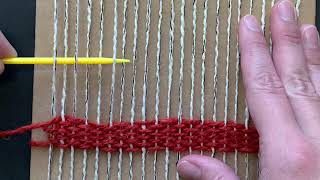 Yarn Weaving on a Mini Loom
