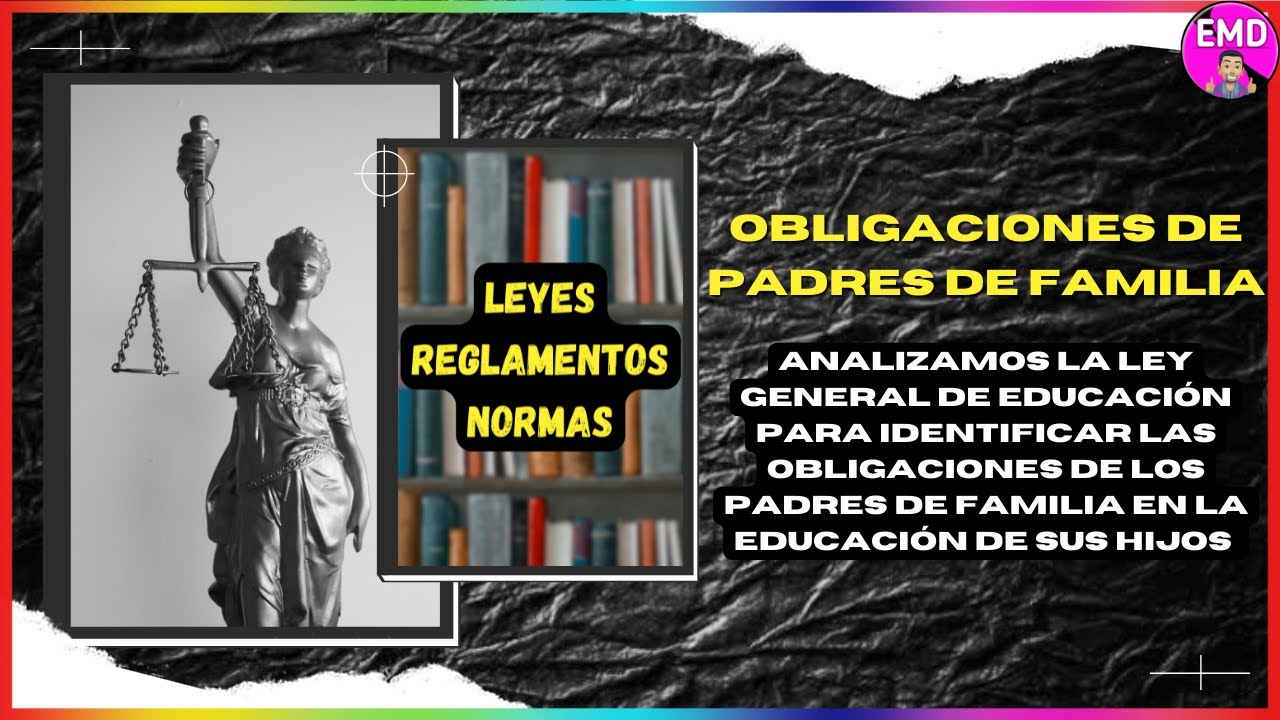 OBLIGACIONES de los PADRES DE FAMILIA en la EDUCACION - YouTube