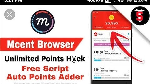 New tricks mcent browser unlimited point 💯% Working tricks with live proof 2019 new video uploaded