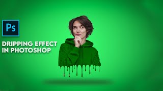 Dripping Effect in adobe photoshop | Photoshop Editing Tutorial