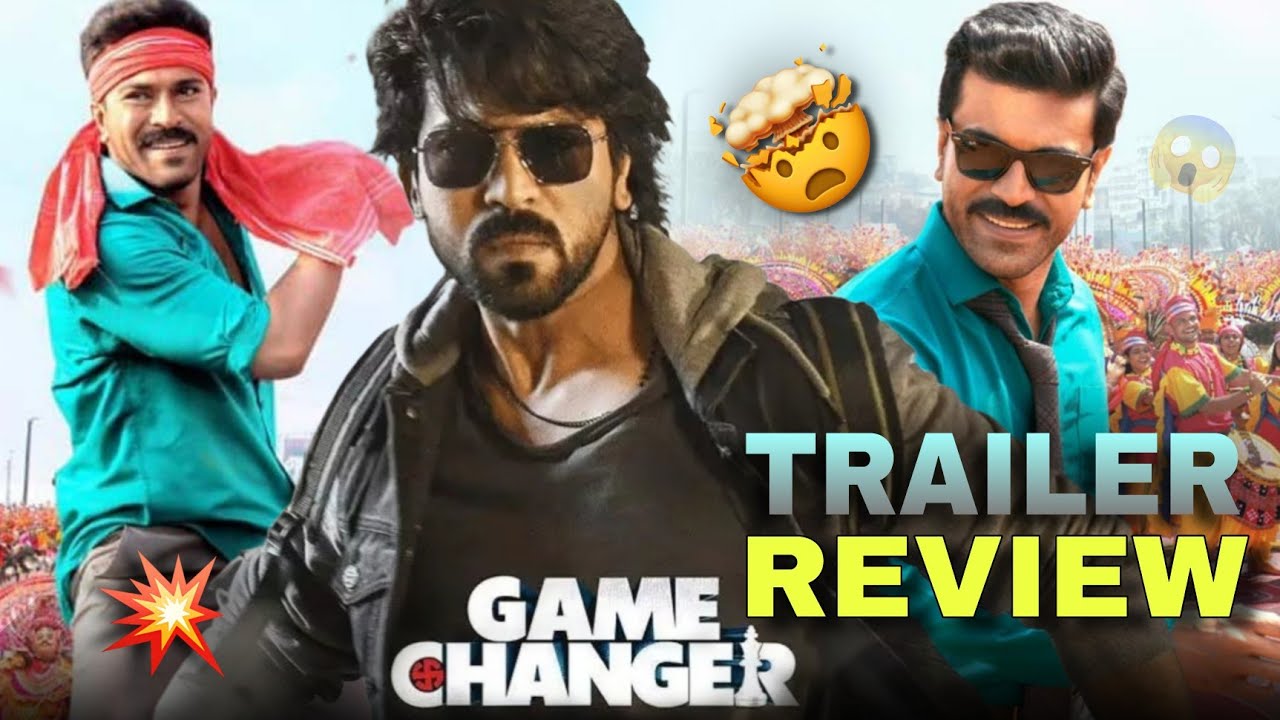 Game Changer Trailer Telugu Review | Ram Charan, SJ Suryah | Shankar ...