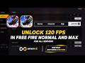 How to unlock “120 FPS” Option In Any Device Free Fire & MAX 🗿 Non root method 2026 #120fps
