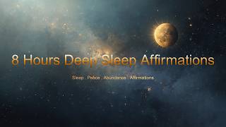 8 Hours Deep Sleep Affirmations | You Are Enough | The Quiet Glow