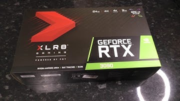 A ponderous unboxing of a PNY XLR8 RTX 3090