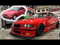Building a bagged bmw e36 in 10 minutes