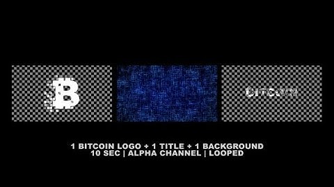 Bitcoin Logo And Background | Motion Graphics - Videohive template