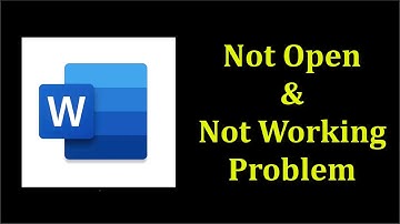 How To Fix Microsoft Word Not Open Problem Android & Ios - Microsoft Word Not Working Problem - Fix
