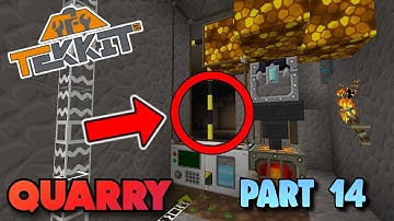 TEKKIT 2 - HOW TO BUILD A QUARRY (THAT ACTUALLY WORKS!) - PART 14