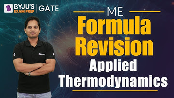 Applied Thermodynamics Formulas | Formula Revision | GATE 2024 Mechanical Engineering | BYJU