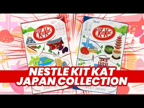 Wasabi? Rum Raisin? Cheesecake? East and West Japan Kit Kat Collections!