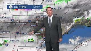 Slight rain chance tonight