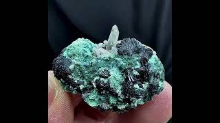 Video preview: Specular Hematite with Malachite — Inner Mongolia, China | Natural Mineral Specimen
