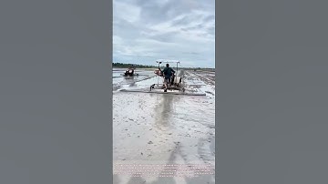 Mud Mastery: The Machine That Perfectly Levels Rice Fields