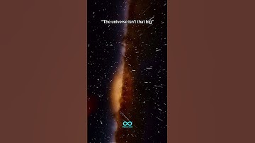 The size of the observable universe, it could even be a lot bigger 🤯