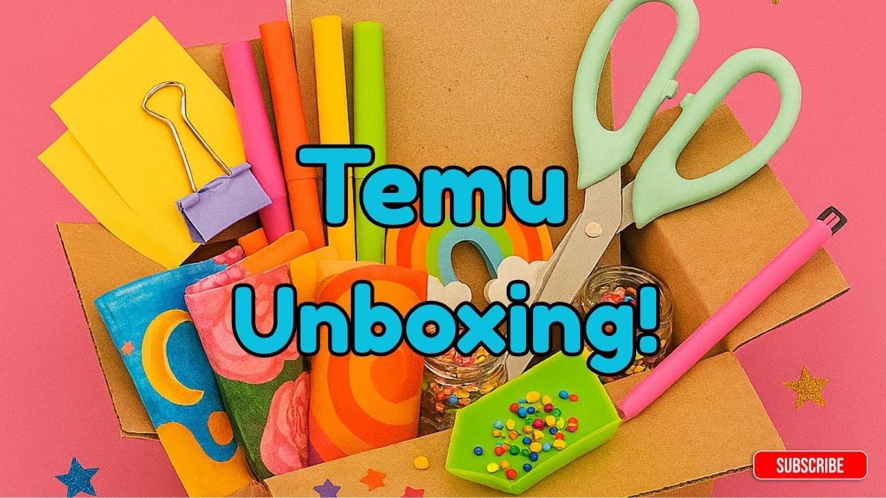 Temu Unboxing & Finished Projects! 