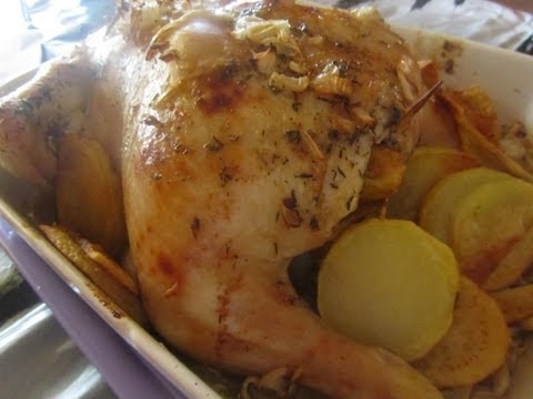 POLLO ASADO RELLENO
