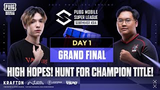 [EN] Day 1 2024 PMSL SEA Spring Grand Finals - High Hopes! Hunt for Champion!