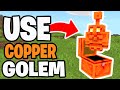 How To Use Copper Golem In Minecraft! - Java &amp; Bedrock