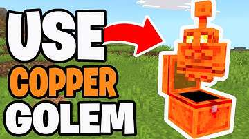 How To Use Copper Golem In Minecraft! - Java & Bedrock