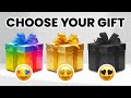 Choose your gift  rainbow gold or black 