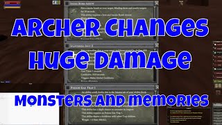 Archer Quad Kite and new changes - Monsters and Memories