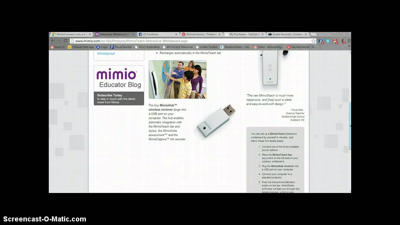 Mimio Vote system