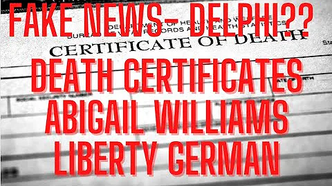 Abigail Williams - Liberty German - Death Certific...