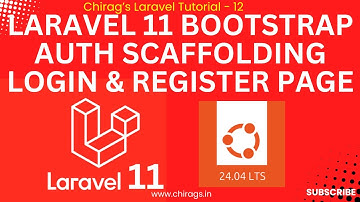 Laravel 11 Bootstrap Auth Scaffolding Tutorial with MySQL Database in Ubuntu
