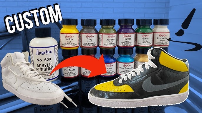 Qué PINTURA se UTILIZA para PINTAR ZAPATILLAS de TELA (estilo CONVERSE  STAR) 