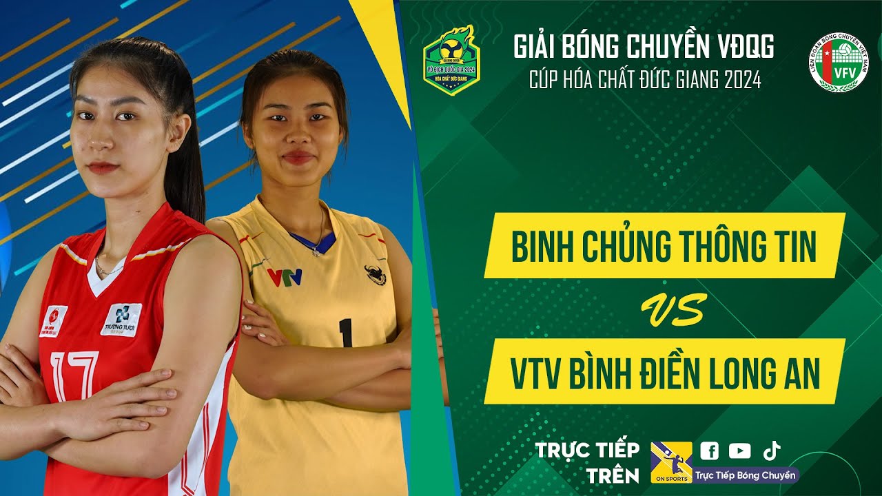 Full HD | Binh Chủng Thông Tin vs VTV Bình Điền Long An | Giải bóng chuyền VĐQG cúp HCĐG 2024