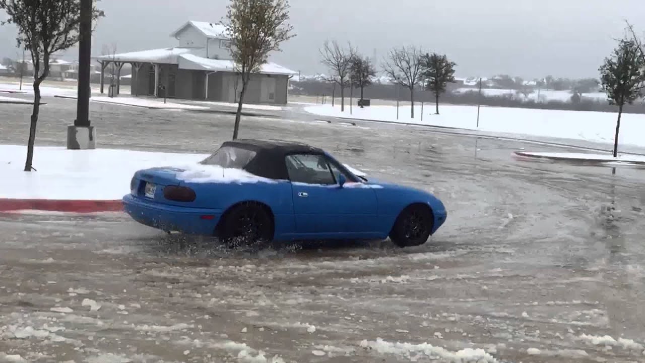 Miata Snow Drifting YouTube