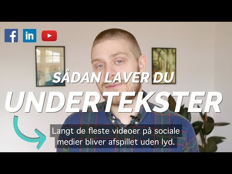 Video: Sådan Tilføjes Undertekster Til Avi