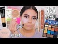 TESTING NEW MAKEUP / FULL FACE FIRST IMPRESSIONS + WEAR TEST! | JuicyJas
