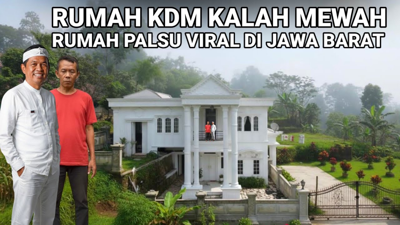 VIRAL..! RUMAH KDM KALAH MEWAH SAMA RUMAH PALSU INI LAGI VIRAL DI JAWA BARAT 