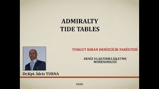 Admiralty Tide Tables