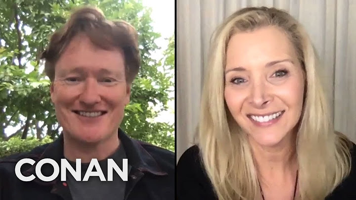 Lisa Kudrow Gives Conan An Update On The "Friends" Reunion | CONAN on TBS
