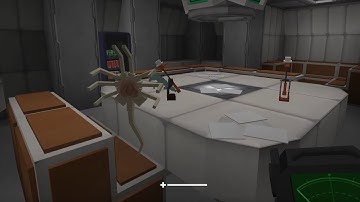 ALIEN Isolation in minecraft. motion tracker and facehugger | horror map vanilla WIP