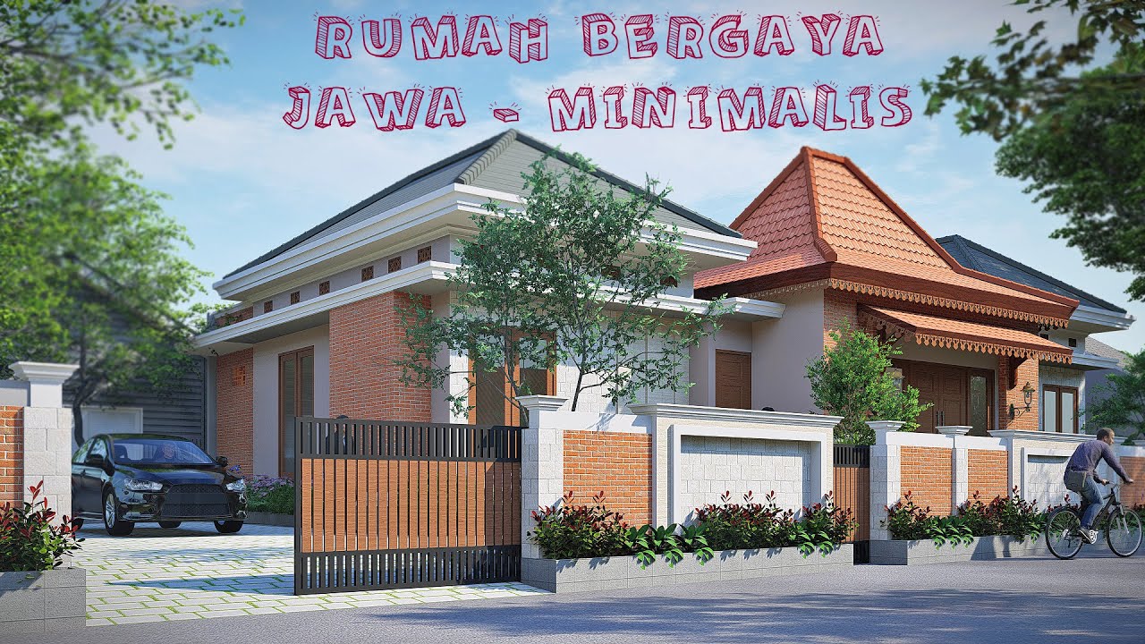  Rumah  1 Lantai Bergaya Jawa  Minimalis  YouTube