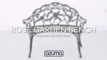 How to Assemble the Azuma Rose Cast Aluminium Garden Bench