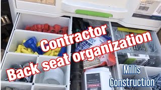 Handyman & Contractor Backseat organization #Festool #Systainer #Organization