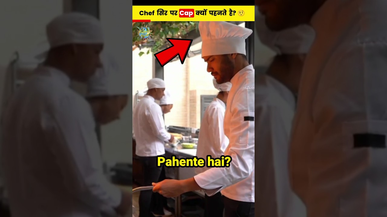 || Chef सिर पर Cap क्यों पहनते है? 🧐|| 