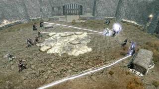 Celebrity Skyrim Battle - The Strongest NPC in the game! Wealth
