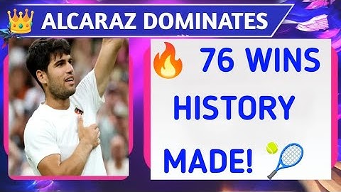 Carlos Alcaraz Surpasses Nadal, Federer & Djokovic in Grand Slam Milestone 🎾🔥