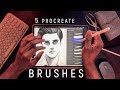 My top 5 sketching brushes in procreate